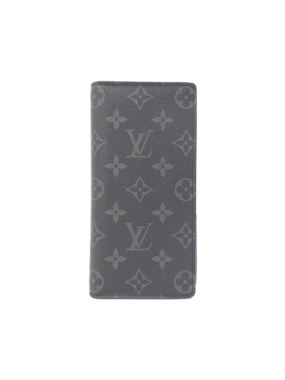 Louis Vuitton Monogram Eclipse Portefeuille Brazza Wallet